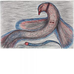 Kashinath Chawan, ohne Titel (Vogel und Schlange), undatiert (circa 2012)