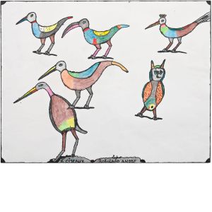 Andre Robillard, 6 oiseaux, undated